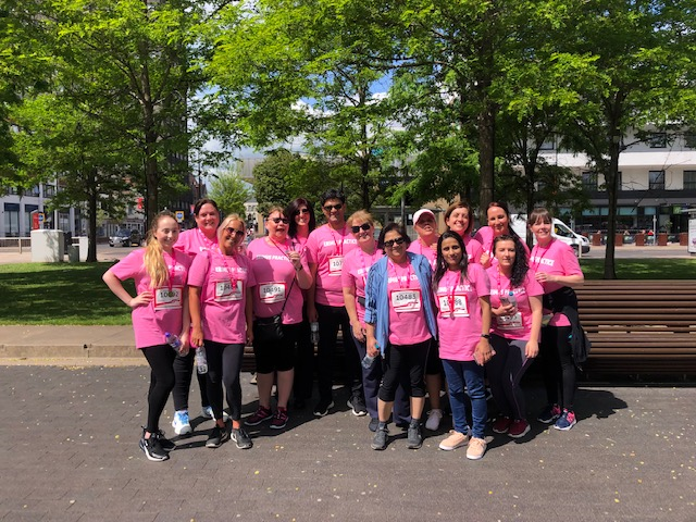 Group picture of the staff who took part