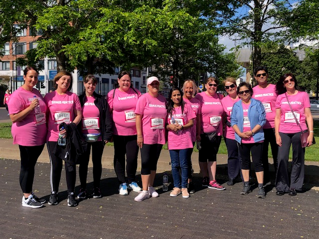 Group picture of the staff who took part